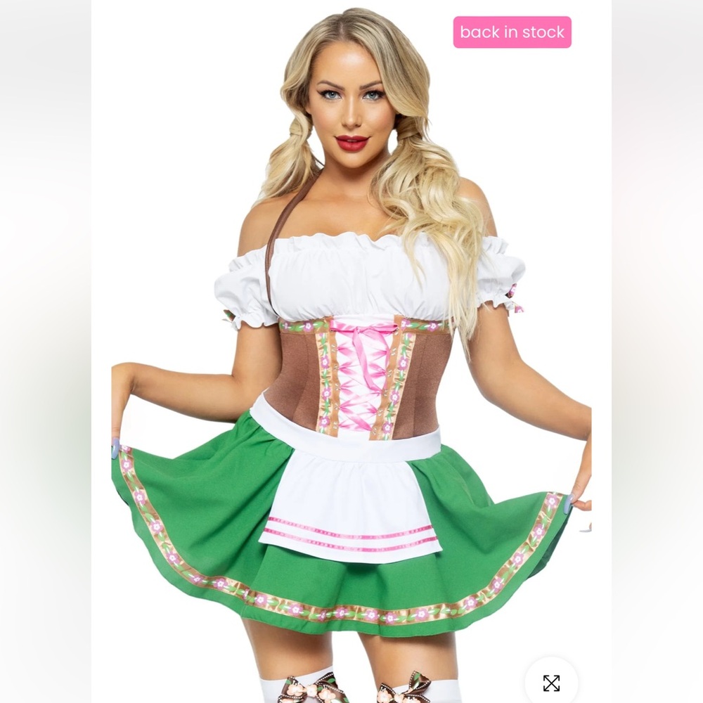Gretchen Oktoberfest Oktoberfest German Milkmaid Beer Garden Halloween Costume